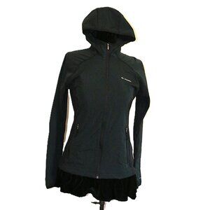 Lightweight Womens Black Columbia Omni-Shield Water Repellent Jacket with Hood S